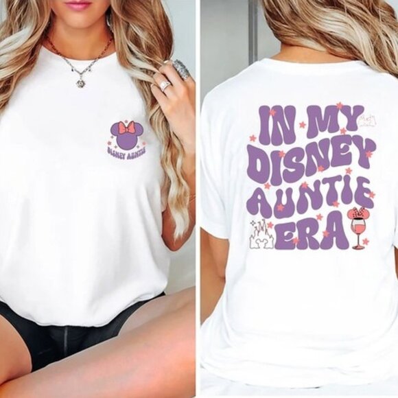 In My Disney Auntie Era Eras Theme Funny Family Matching Gift Graphic T-Shirt166 - Picture 1 of 6